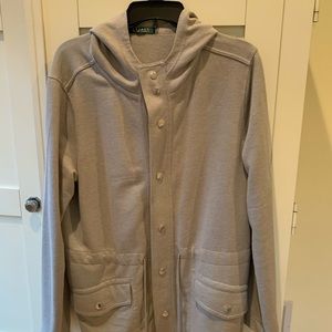 Anorak sweatshirt jacket